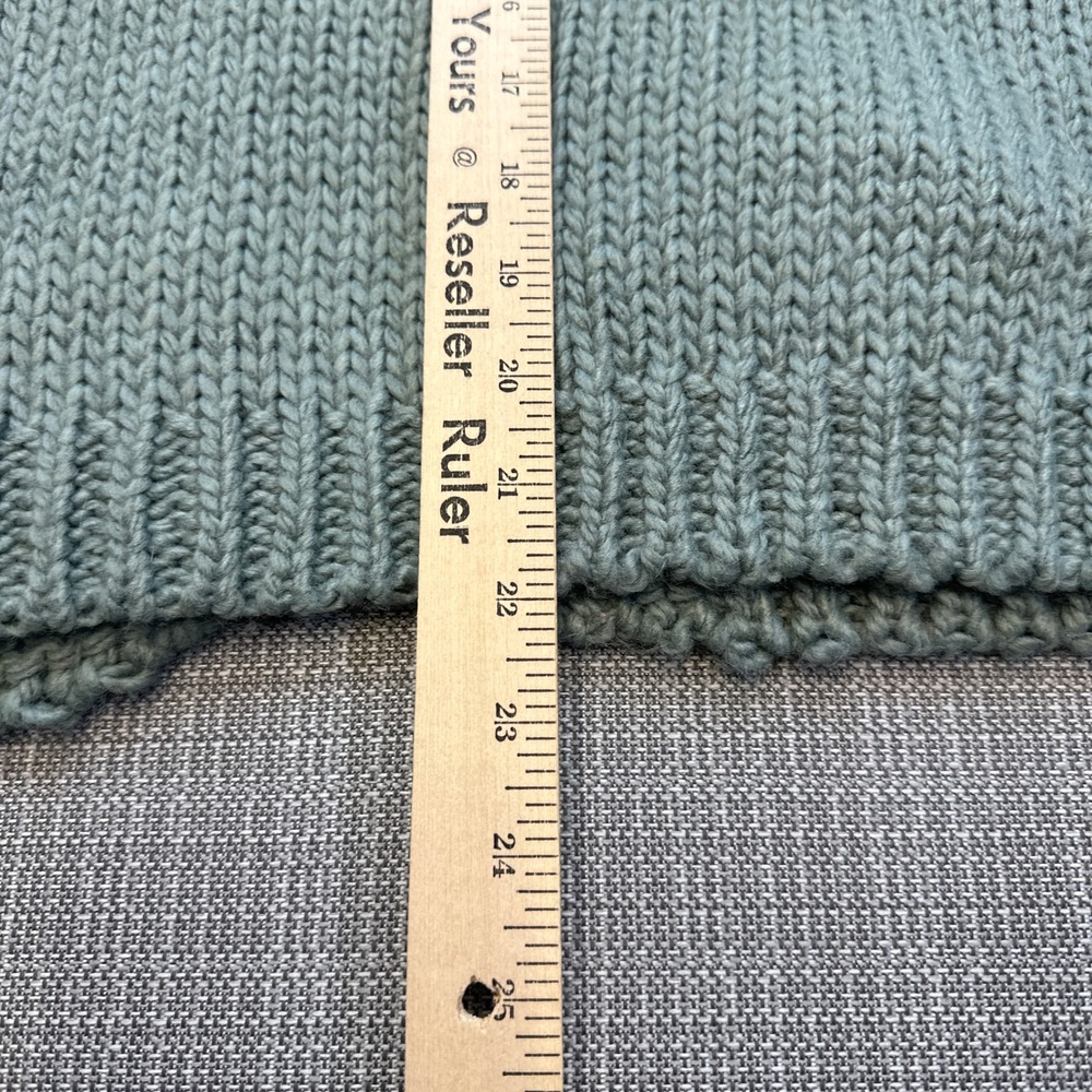 Altar'd State 3D Daisy Chunky Knit Cardigan Sage Green Small Whimsical Cottage - Picture 8 of 11